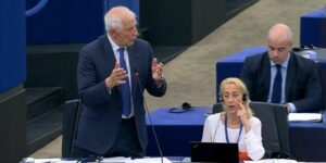 Josep Borrell compareció este martes ante el Parlamento Europeo