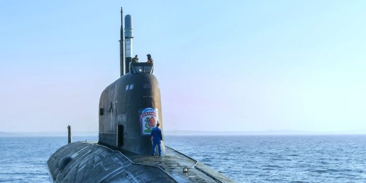 Submarino ruso de propulsión nuclear Kazan